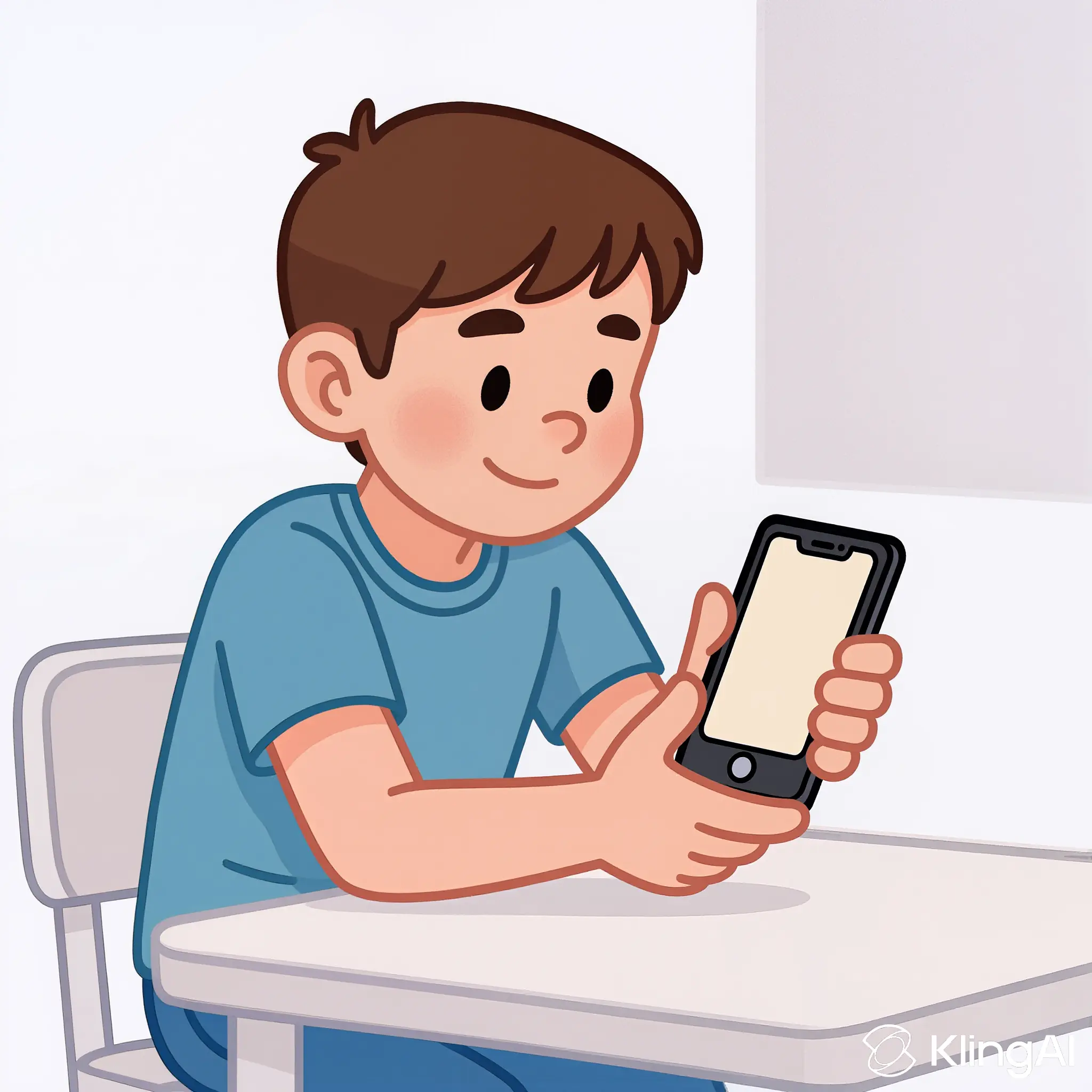 Student entering access code